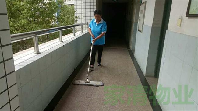 湖大附中：重點中學校園保潔
